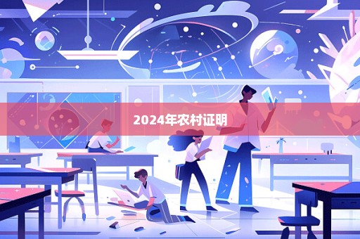 2024年农村证明