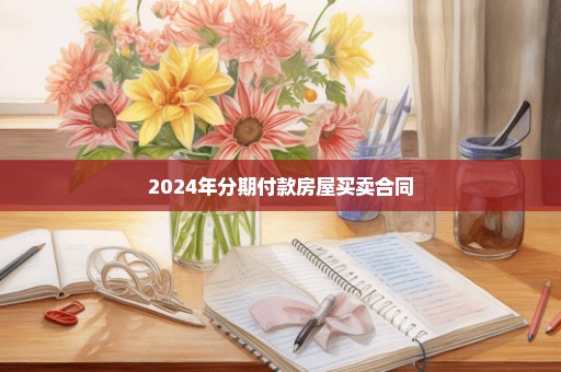 2024年分期付款房屋买卖合同