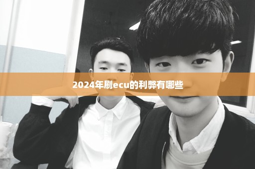 2024年刷ecu的利弊有哪些