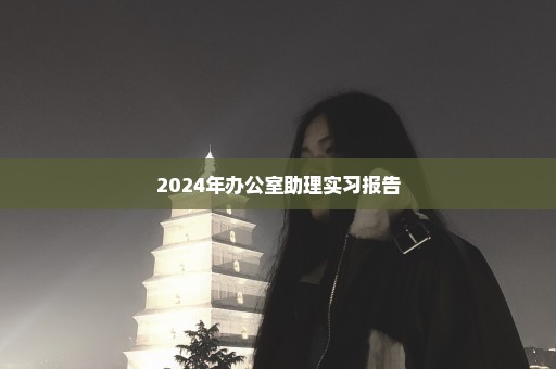 2024年办公室助理实习报告