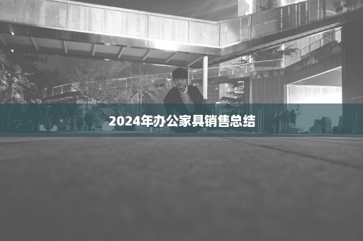 2024年办公家具销售总结