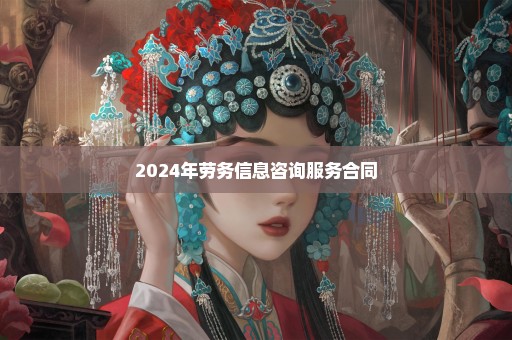 2024年劳务信息咨询服务合同