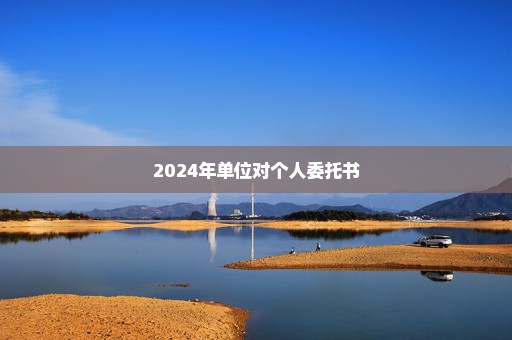 2024年单位对个人委托书