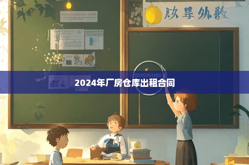 2024年厂房仓库出租合同