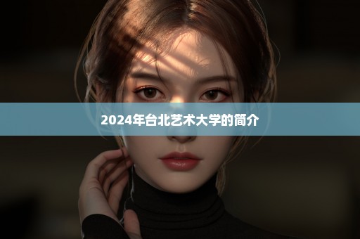 2024年台北艺术大学的简介