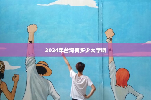 2024年台湾有多少大学啊