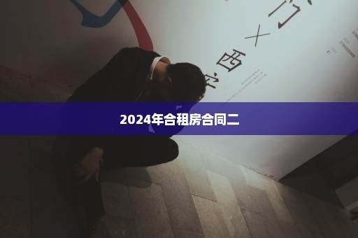 2024年合租房合同二