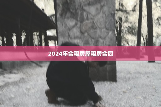 2024年合租房屋租房合同