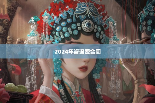 2024年咨询费合同