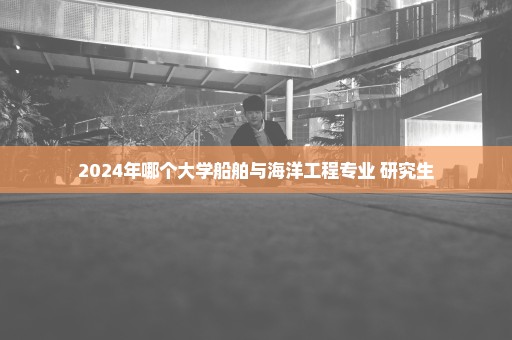 2024年哪个大学船舶与海洋工程专业 研究生