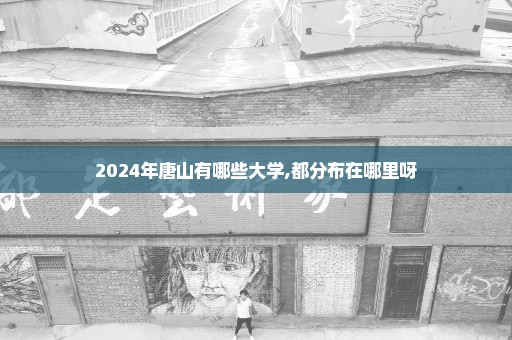 2024年唐山有哪些大学,都分布在哪里呀