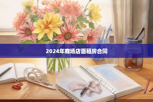 2024年商场店面租房合同