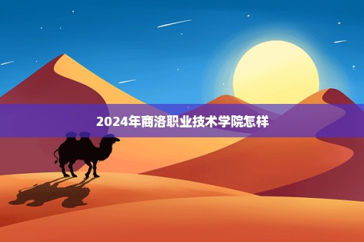 2024年商洛职业技术学院怎样