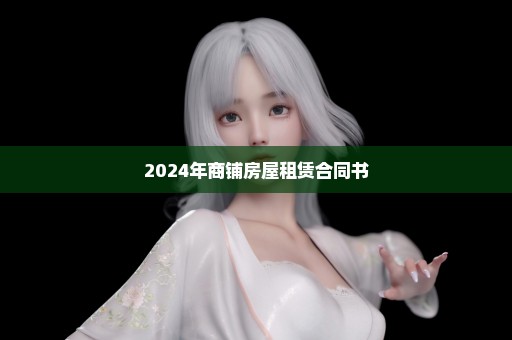 2024年商铺房屋租赁合同书