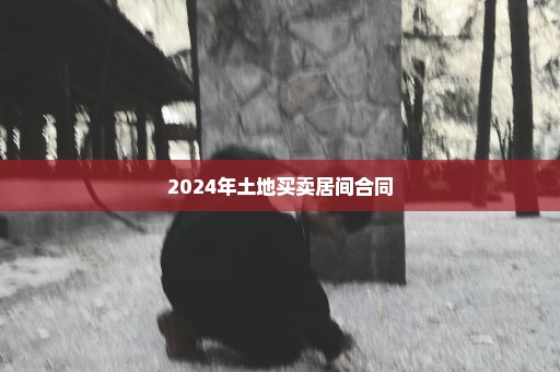 2024年土地买卖居间合同