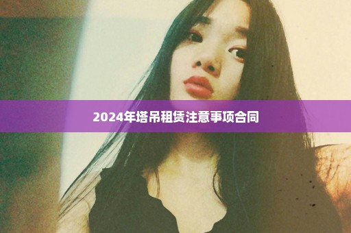 2024年塔吊租赁注意事项合同