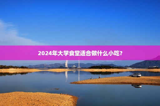 2024年大学食堂适合做什么小吃？