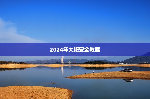 2024年大班安全教案