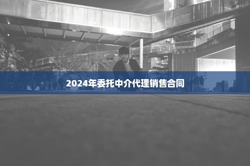 2024年委托中介代理销售合同