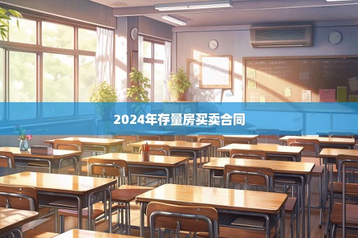 2024年存量房买卖合同