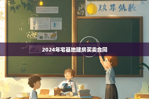 2024年宅基地建房买卖合同