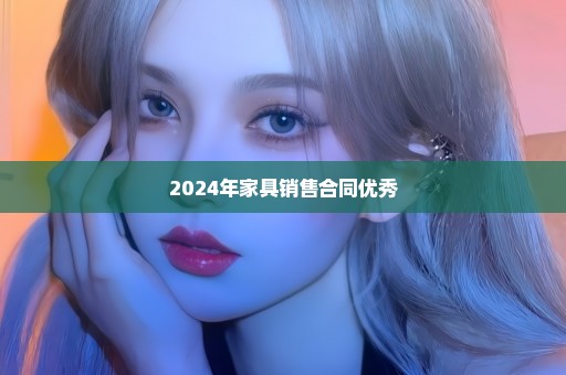 2024年家具销售合同优秀