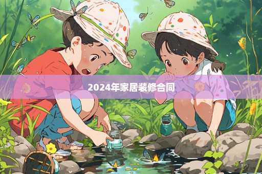 2024年家居装修合同