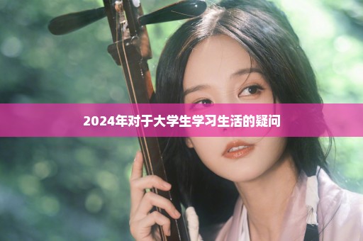 2024年对于大学生学习生活的疑问