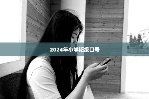 2024年小学班级口号