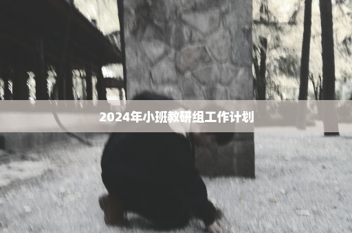 2024年小班教研组工作计划