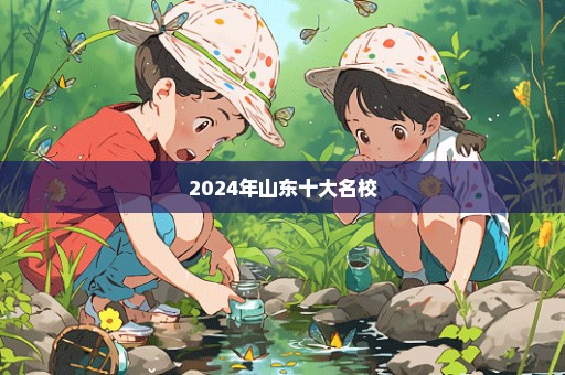 2024年山东十大名校