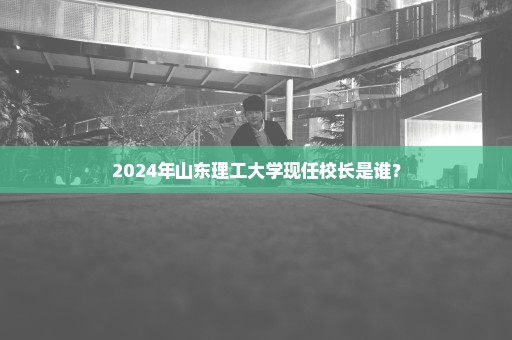 2024年山东理工大学现任校长是谁？