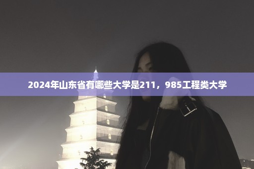 2024年山东省有哪些大学是211，985工程类大学