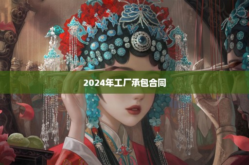 2024年工厂承包合同