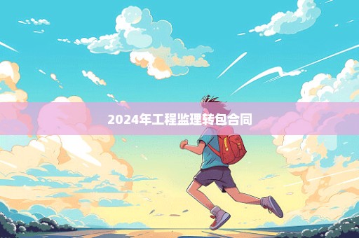 2024年工程监理转包合同