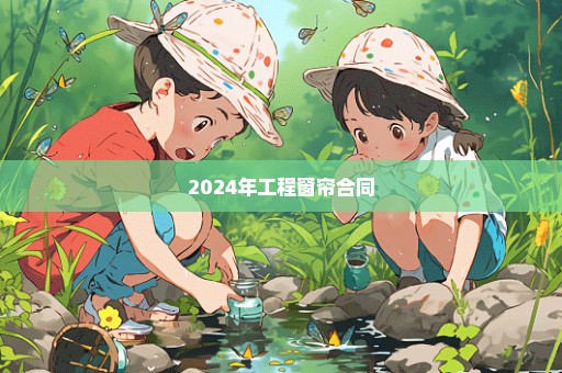 2024年工程窗帘合同