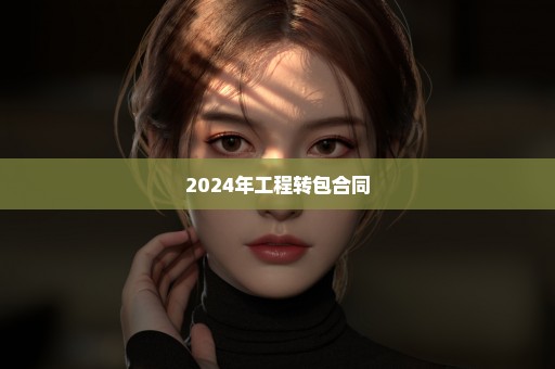 2024年工程转包合同