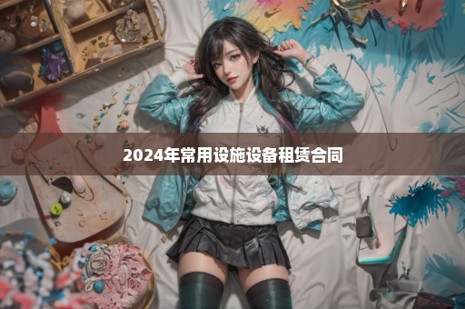 2024年常用设施设备租赁合同