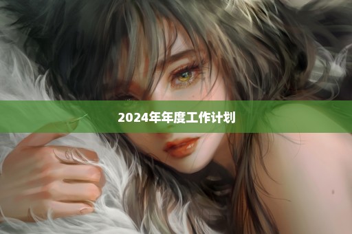 2024年年度工作计划