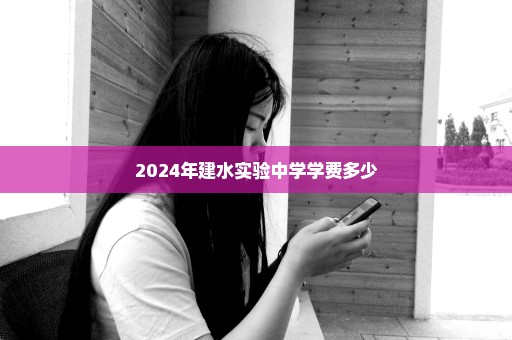 2024年建水实验中学学费多少