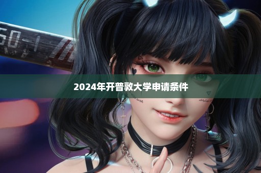 2024年开普敦大学申请条件