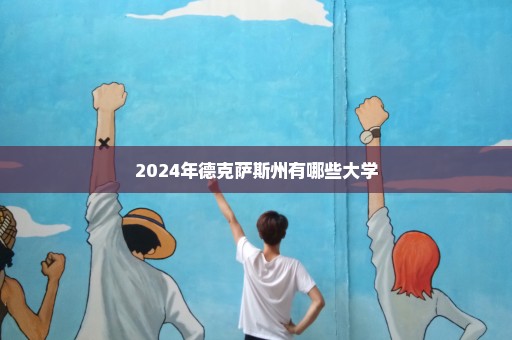 2024年德克萨斯州有哪些大学