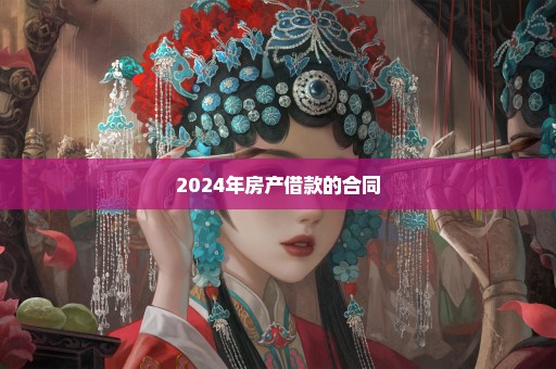 2024年房产借款的合同