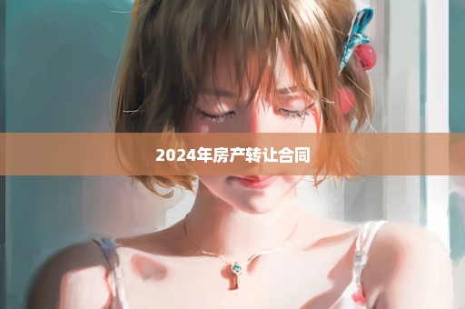 2024年房产转让合同