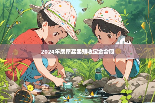 2024年房屋买卖预收定金合同