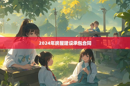 2024年房屋建设承包合同