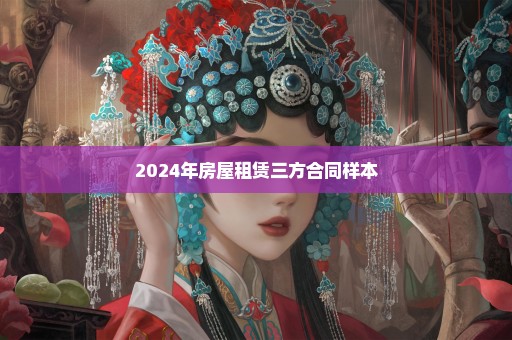 2024年房屋租赁三方合同样本