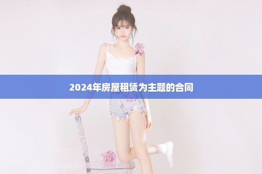 2024年房屋租赁为主题的合同