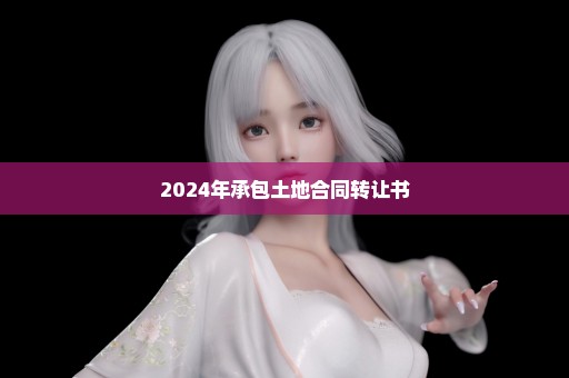 2024年承包土地合同转让书