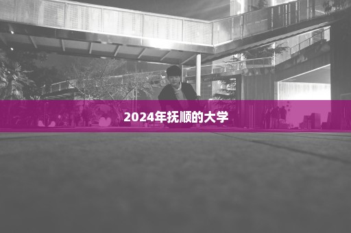 2024年抚顺的大学